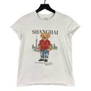 Polo  Ralph Lauren Bear Shanghai Shirt Womens Juniors S White Cotton Graphic Tee Photo 0