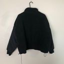 American Eagle Reversible Women’s Puffer Jacket Black Plaid Size Medium Photo 15