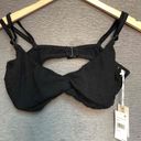 Good American NWT  Black Bikini Top Bottom Textured Beach Swim Size 5/6 Photo 5