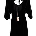 Chelsea and Violet NWT  3/4 Sleeve Tie Back Velvet Dress size small Photo 4