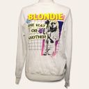 Blondie Apparel NWOT Blondie Sweatshirt Sweater Pullover White One Way Or Another Punk Pop New Photo 0