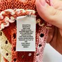 a.n.a  Red and Beige Crochet Sweater Vest Cardigan Large NWT NEW! Photo 4