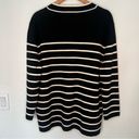 Tuckernuck  Lauren Cardigan in Black and White Stripe small Photo 6