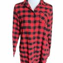 Acting Pro Womens  Buffalo Plaid Button Down Casual Shirt - Sz L Photo 0