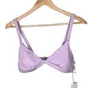 ANDIE NWT  Swim The Caicos Triangle Bikini Top Removable Cups M Lavender #3021 Photo 11