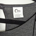 Zyia  Active Long Sleeve Jumpsuit Gray Womens Large Athleisure Loungewear Stretch Photo 5