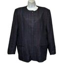 Harper vintage kelly  Herringbone tweed wool blazer USA size 16 Photo 0