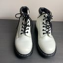 Dr. Martens  939 6-Eye Padded Collar Boot Lace Up High Top White Size 8 Photo 2