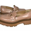 Sam Edelman  Womens Laurs Nude Leather Lug Chunky Sole Platform Loafers Size 7.5 Photo 8