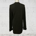 Tahari  | Forest Green Braid Detail Open Front Knit Cardigan Sweater Size M Photo 1