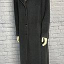 Jones New York Vintage Y2K JNY  Wool Mohair blend Long Gray Coat size Large Photo 6