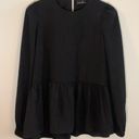 Tuckernuck  Pomander Place Carlota Peplum Blouse Black Size XS Photo 0