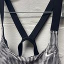 Nike Black & White Striped Swim Suit Tank Top Photo 1