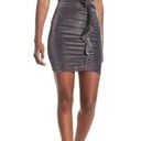 Neiman Marcus NEW  Likely Ali Strapless Metallic Ruffle Mini Cocktail Dress - 0 Photo 0