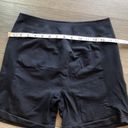 Navy Amazon High Waisted Seamless Compression Athletic Shorts Womens Size Large Green Photo 4