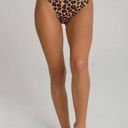 Good American New. Cheetah print high rise bikini.  size 2 = S/M. Retails $129 Photo 7