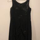 Tiana B . Classic Y2K Black Shift Dress Photo 4