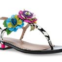 Betsey Johnson New Without Box  Angie Flower Sandals Photo 2