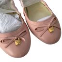 Michael Kors Michael  Leather Juliette Bow Ballet Flats Blush Pink Size 7 NWT Photo 6