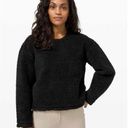 Lululemon Black Wool Whenever Crew Sherpa Sweater Size 6 Photo 0