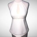 Likely  Reilly Halter Peplum Top White Size XS NWT Photo 3