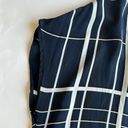 Vince . Silk Blue White Striped VNeck Mini Tunic Dress Lightweight Womens Size XS Photo 3