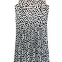 The Loft  Ann Taylor Cream & Black Polka Dot Sleeveless Dress Medium Photo 0