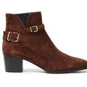 Tod's  Buckled Suede Ankle Boots Brown Size 38 Photo 0