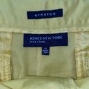 Jones New York signature stretch women 14 cotton blend chino Bermuda shorts yellow Photo 3