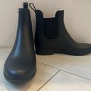 Sam Edelman Tinsley Short Rubber Chelsea Rain Boots Black Matte Women’s Sz 8 Photo 2