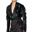 Rococo  Sand Velvet Star sequin faux wrap star dress Photo 4