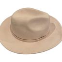 Free People  Hat One Size Dusty Pink Wool Felt Fedora Western Cowgirl Photo 1