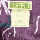 Esprit Vintage 90s Espirt Skater Circle Skirt with Dove Print Plum Rayon Size 5/6 XS Photo 7