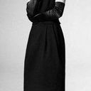 Hommage Rena Lange 8  TO AUDREY Dress Black LBD Homage Wool Hepburn Sheath Photo 0