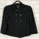 Banana Republic  Black Cropped Blazer Size Small Photo 4