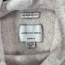 American Eagle  Sweatshirt Womens Size X-Small Pink Colorblock Jegging Fit Hoodie Photo 6