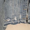 Vervet  Distressed Lightwash Denim Jean Jacket Cotton Oversized Crop Fit Size S Photo 4