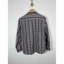 Diane Von Furstenberg Vintage  Plaid Button Down Top Photo 3