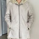 Krass&co G.H. Bass &  Faux Suede Fur Hooded Coat Size M Photo 14