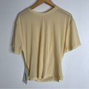 Lululemon  Lightweight Mesh Reversible Yoga Tee Tan Neutral Size 12 Photo 3