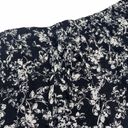 Full Tilt ꕥ Floral Window Pane Lace Trim Short ꕥ Black with White Print ꕥ Size M Photo 3