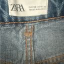 ZARA High Waisted Denim Short Photo 1