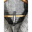 Tracy Reese Plenty By  Cowl Neck Chunky Knit Sweater XS Oversized Gray Layering Photo 2