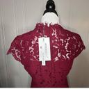 Merokeety  dress NWT Red Lace MIDI Sz M Party Summer Casual Formal Gorgeous Photo 3