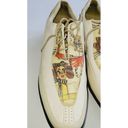 FootJoy Rare Estate  Golf Shoe Women‎ 7.5 White Art2Wear Deco Vintage 40's Motif Photo 3