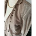 White House | Black Market  suede leather jacket size m drape crop Photo 5