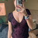 SheIn purple laced top  Photo 2