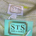 Sail To Sable  Shorts Green Gray Size 4 Flat Front Brocade Metallic Pockets Photo 1