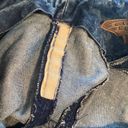 Gallery Vintage 90s Giacca Blues J.  acid wash denim tunic coat, size medium Photo 10