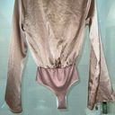 Missguided NWT  Petite Drape Plunge Bodysuit - Nude Photo 6